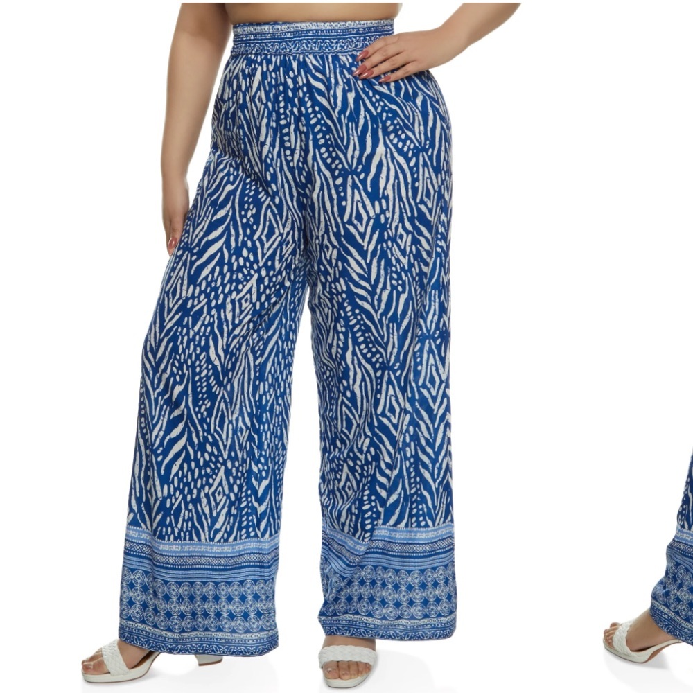 NWT Millenium Smocked Waist Wide Leg Pant | Size: Various